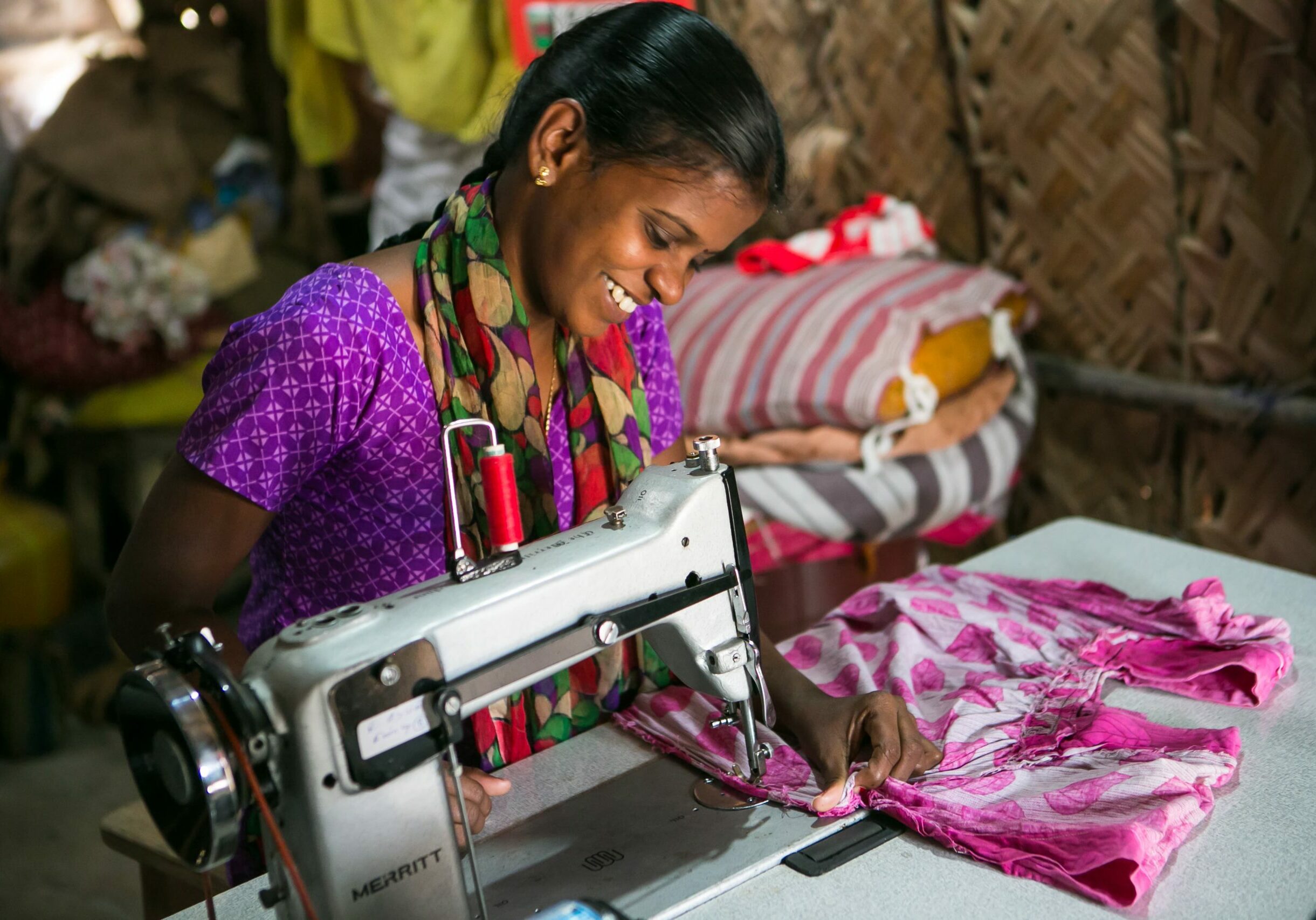 Zoe Empowers.color.sewing.India